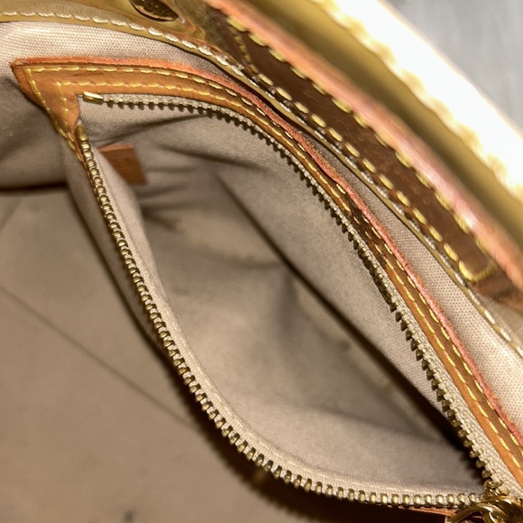 AUTHENTIC LOUIS VUITTON GOLD TOTE - Picture 7 of 11